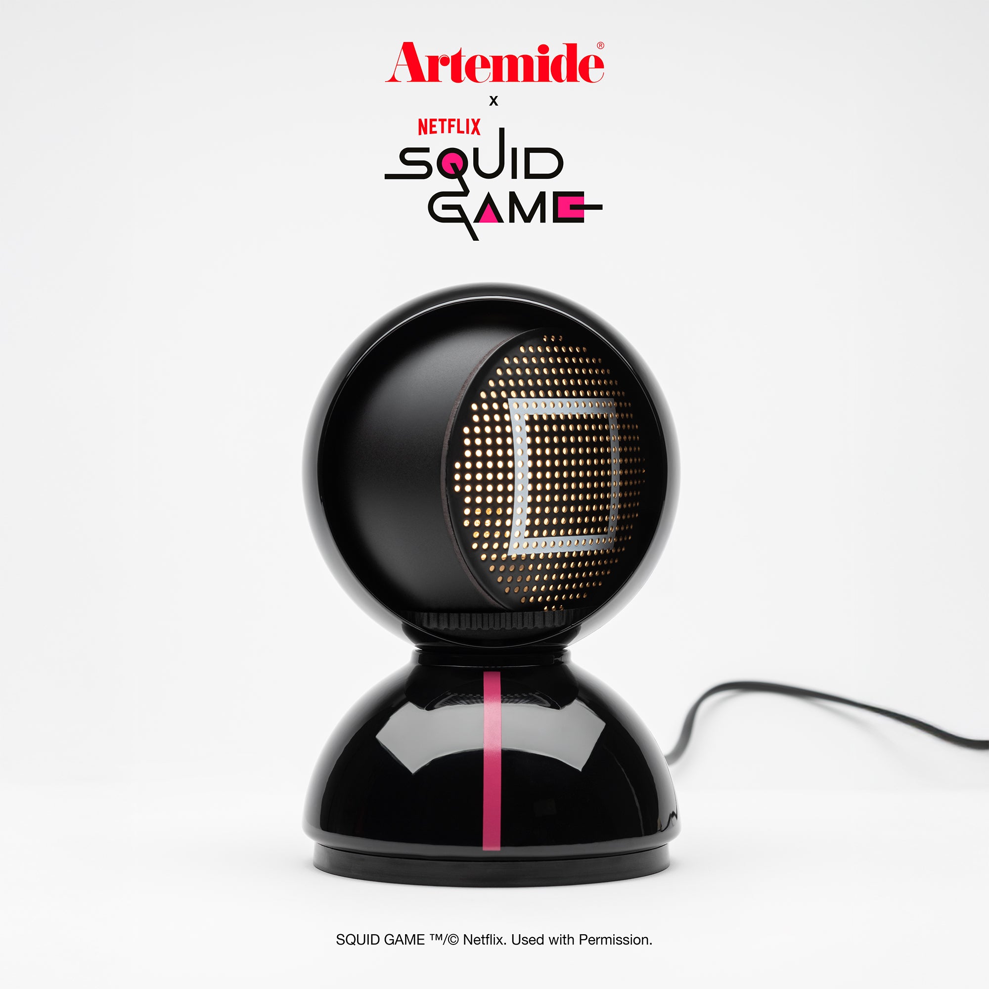 Eclisse Artemide x Squid Game - Lampada da tavolo Black Officer