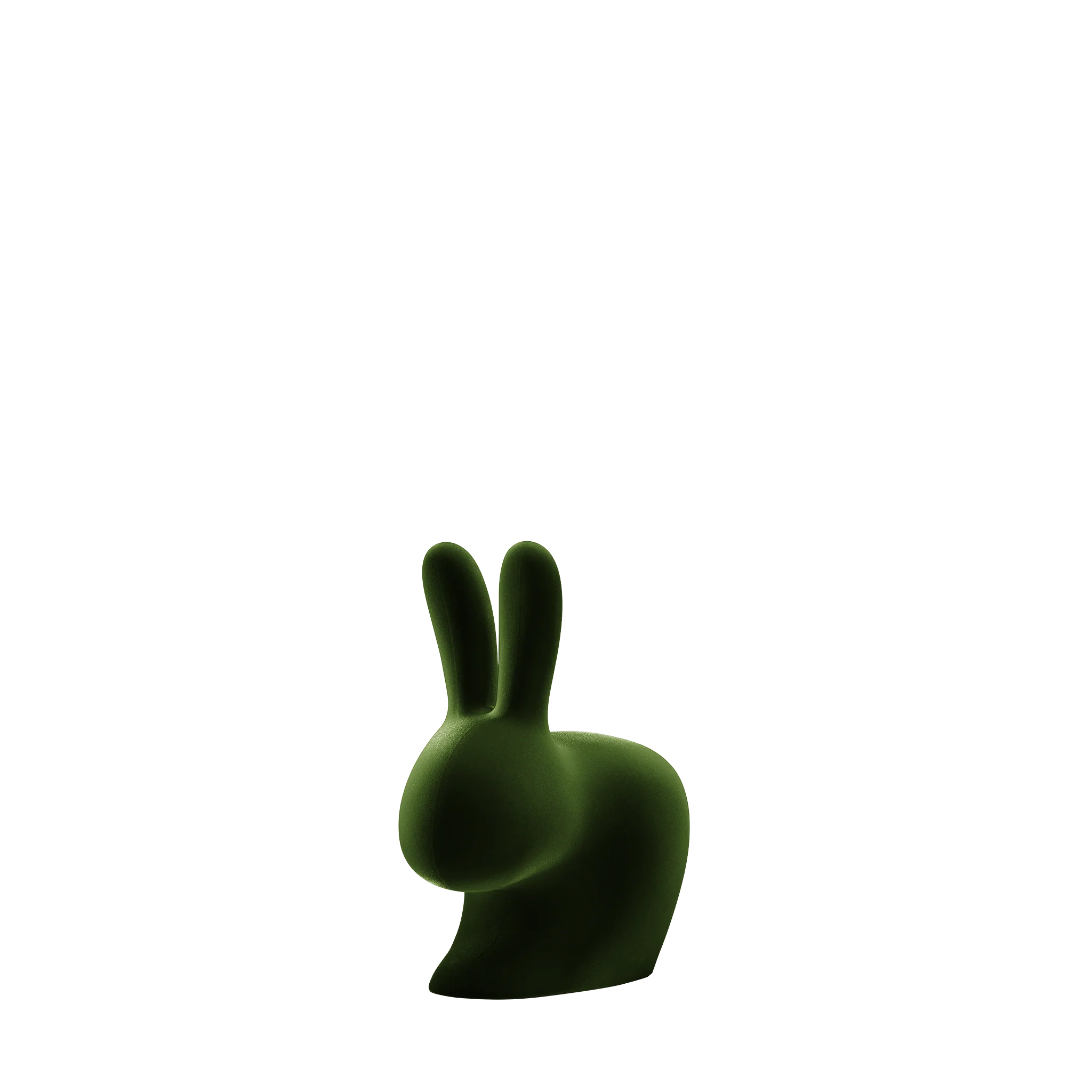 Rabbit XS Bookend Velvet - Fermaporte e Reggilibri in Velluto Qeeboo
