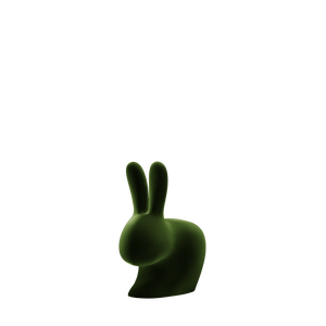 Rabbit XS Bookend Velvet - Fermaporte e Reggilibri in Velluto Qeeboo