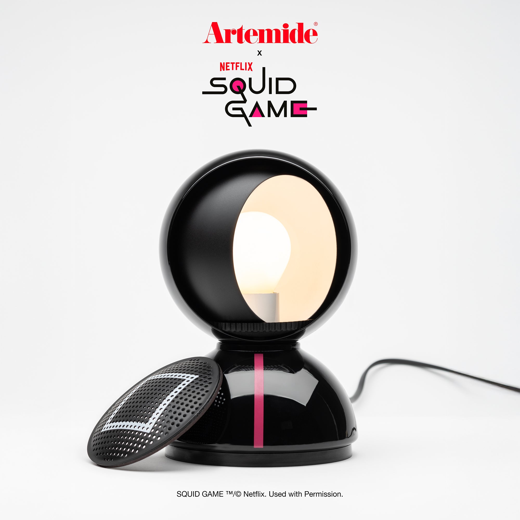 Eclisse Artemide x Squid Game - Lampada da tavolo Black Officer