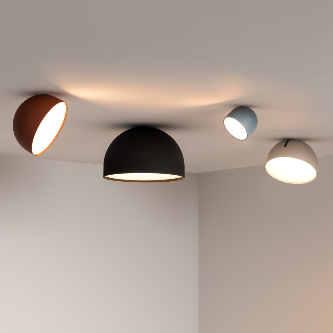 Lampada Parete Plusminus Solo Diffusore Piatto Vibia - Luce Diffusa