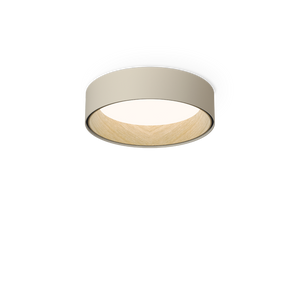 Vibia Duo 4870 / 4872 | Plafoniera di Design in Legno e Metallo
