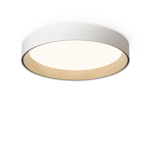 Vibia Duo 4870 / 4872 | Plafoniera di Design in Legno e Metallo