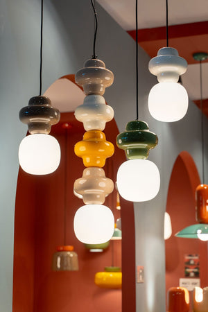 C2683 Mix Lampadario sospensione ceramica Copacabana – Ferroluce