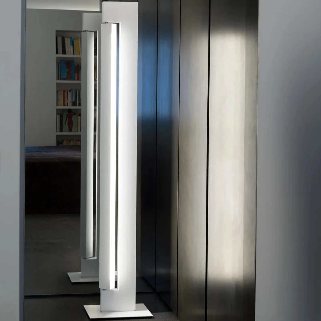 ecletty lampada da terra ara floor bianco