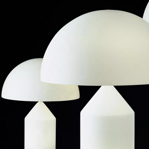 ecletty lampada da tavolo atollo vetro