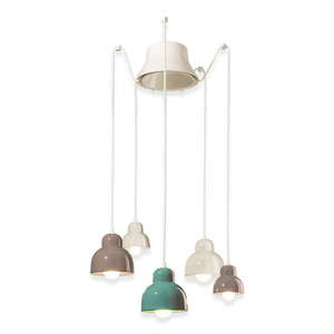 Lampadario multicolore Berimbau | Ferroluce