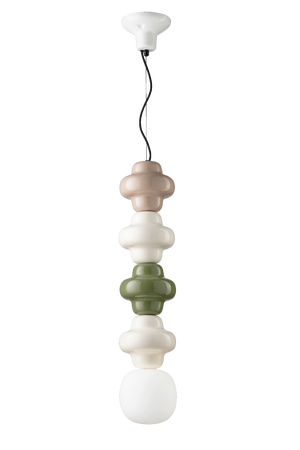 C2684 Mix Verde Lampadario sospensione ceramica Copacabana – Ferroluce