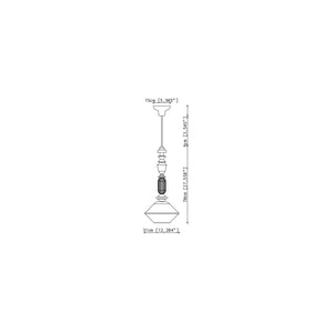 C2711 bianco latte Lampada sospensione design Lariat  – Ferroluce