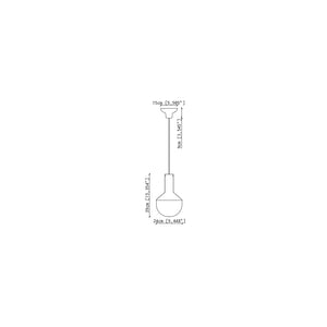 C2730 Selaròn Lampada sospensione design vetro – Ferroluce