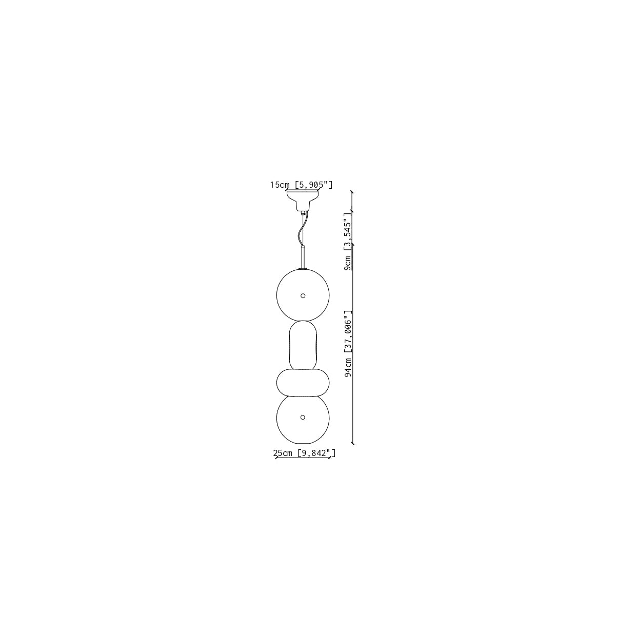C2754 Lampadario Collezione BumBum - Ferroluce