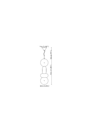 C2757 BumBum Lampada a Sospensione ceramica - Ferroluce