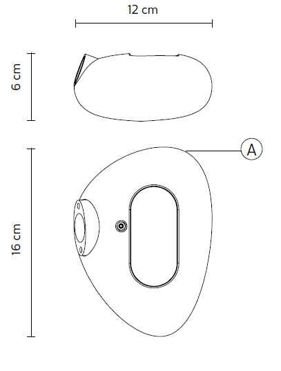 FLÓ Lampada da parete Karman