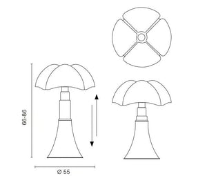 Martinelli Luce Pipistrello POP - Lampada tavolo