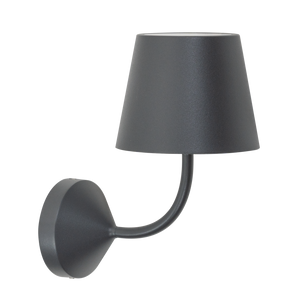 ecletty lampada da parete Poldina da 230V grigio scuro