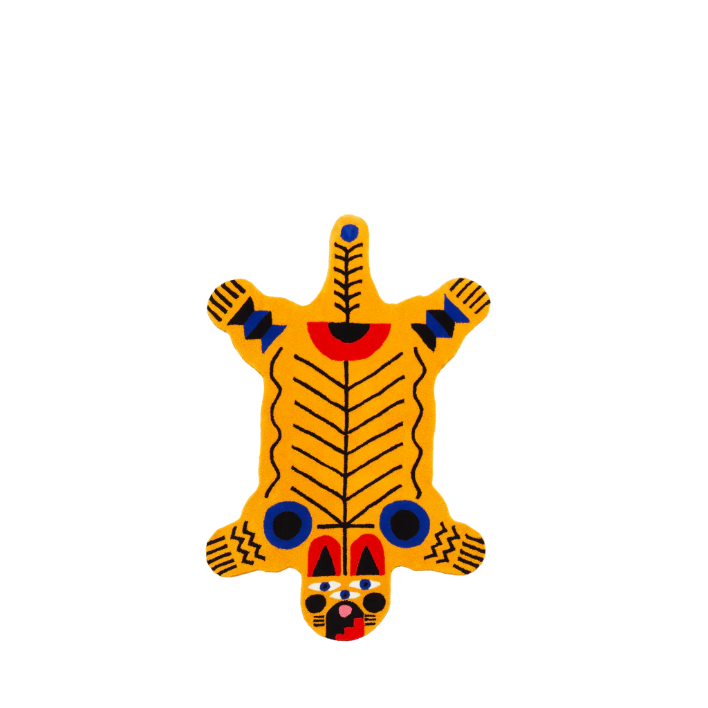 Tappeto Oggian Tigre Italiana Qeeboo