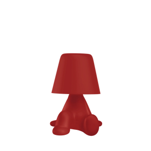 BOB Sweet Brothers Qeeboo - Lampada LED Ricaricabile Soft-Touch
