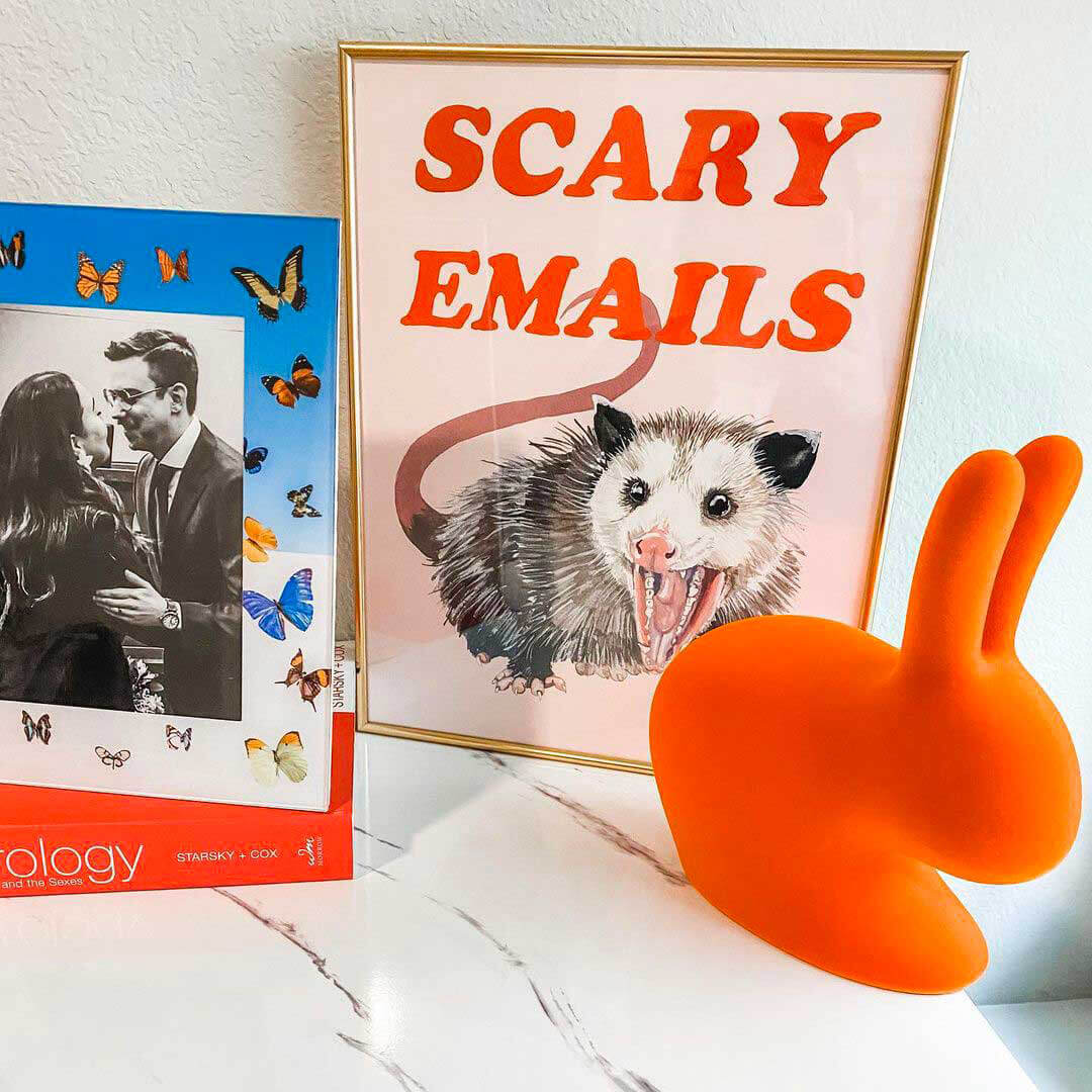 Fermalibri Rabbit XS con finitura in velluto