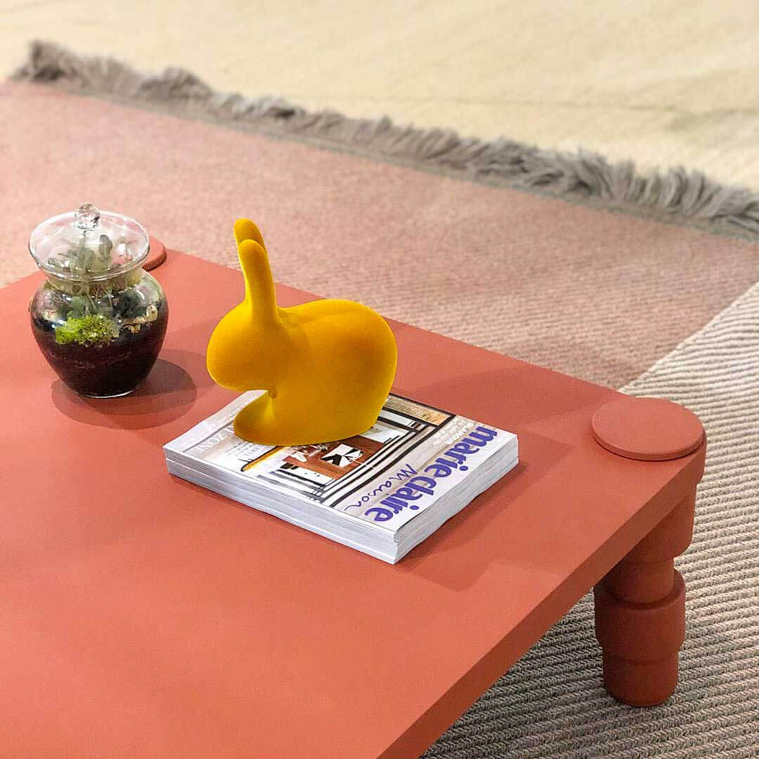 Fermalibri Rabbit XS con finitura in velluto