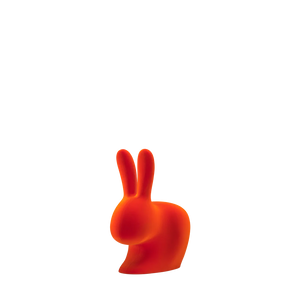 Rabbit XS Bookend Velvet - Fermaporte e Reggilibri in Velluto Qeeboo