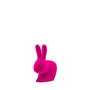 Rabbit XS Bookend Velvet - Fermaporte e Reggilibri in Velluto Qeeboo