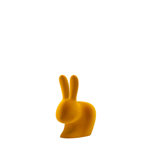 Rabbit XS Bookend Velvet - Fermaporte e Reggilibri in Velluto Qeeboo