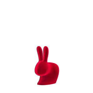 Rabbit XS Bookend Velvet - Fermaporte e Reggilibri in Velluto Qeeboo