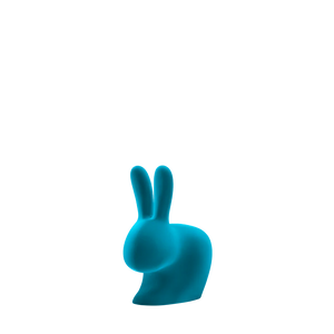 Rabbit XS Bookend Velvet - Fermaporte e Reggilibri in Velluto Qeeboo