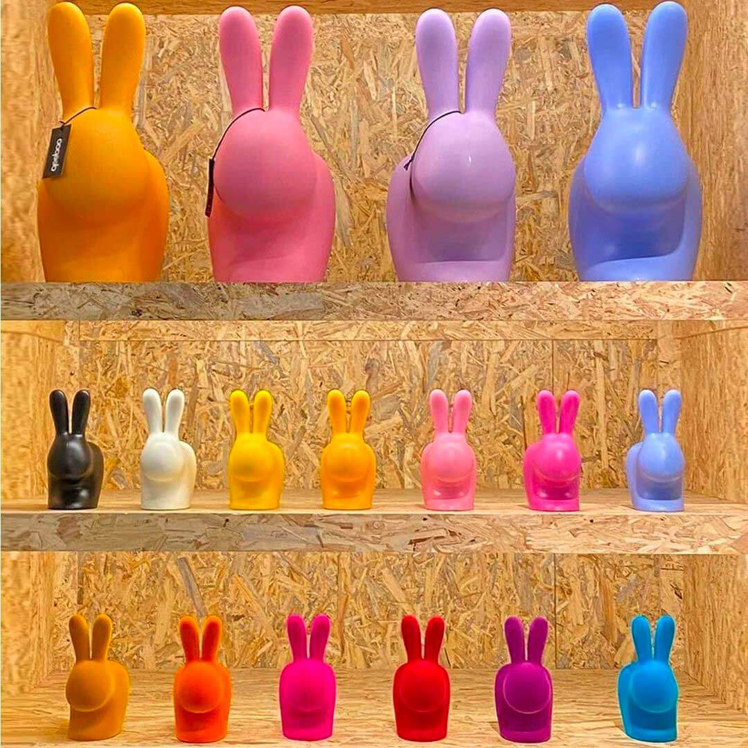 Rabbit XS Doorstopper Qeeboo - Fermaporte di Design Stefano Giovannoni
