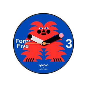 Magic Samu Wall Clock Qeeboo — Orologio da Parete Marco Oggian