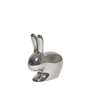 Rabbit Chair Baby Metal Finish Qeeboo - Oggetto di Design