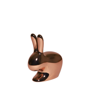 Rabbit Chair Baby Metal Finish Qeeboo - Oggetto di Design