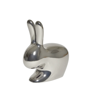Rabbit Chair Metal Finish - Sedia Coniglio Metallizzata Qeeboo