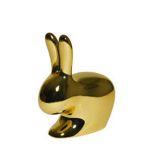 Rabbit Chair Metal Finish - Sedia Coniglio Metallizzata Qeeboo