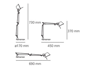 Tolomeo Micro Tavolo Artemide — Lampada da Tavolo De Lucchi