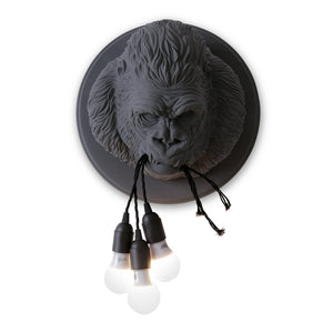 ecletty Ugo Rilla lampada da parete by Karman nero