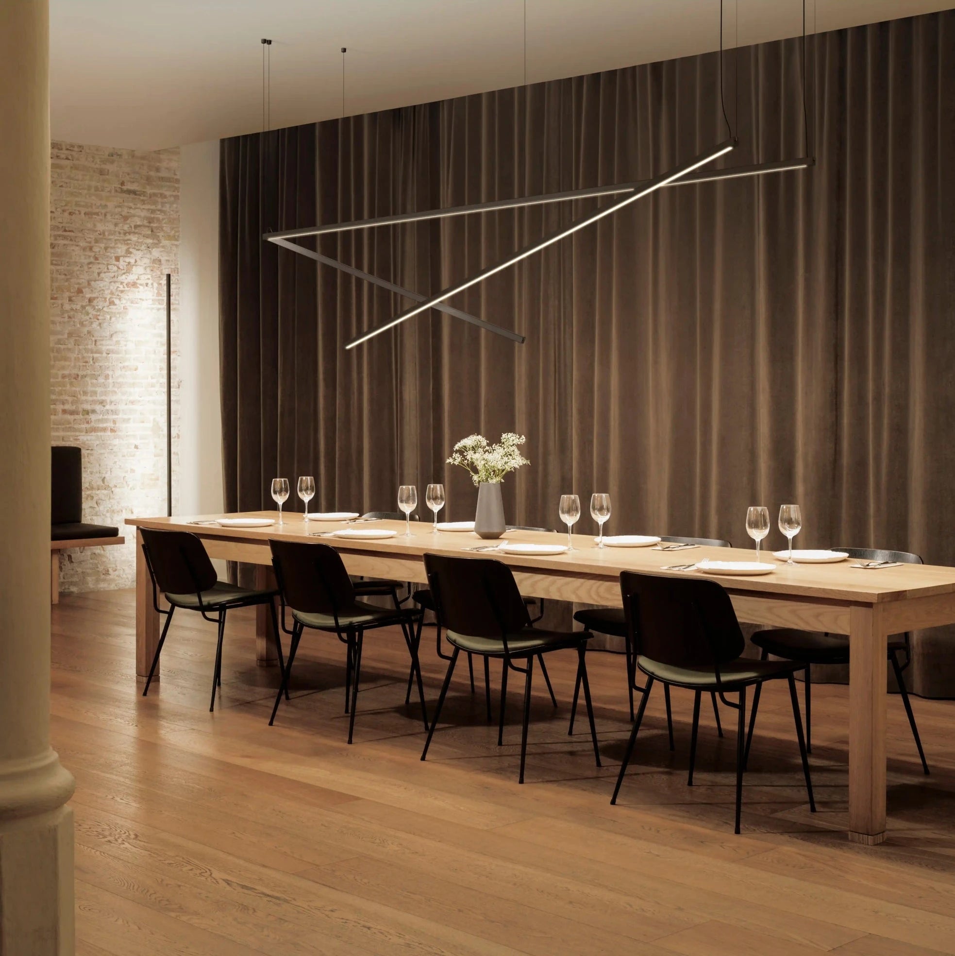 Sticks, sistema sospensione configurabile | VIBIA
