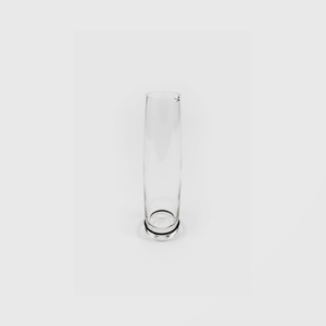 ecletty ovio caraffa in vetro soffiato con anello in silicone nero