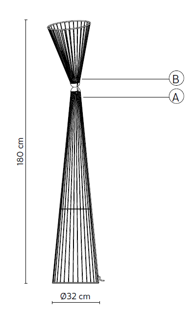 Ikonika disegno tecnico con misure 