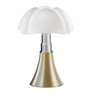 Lampada Pipistrello LED Martinelli Luce finitura ottone satinato - prodotto scontornato.