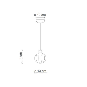 C2640 Sospensione | Ferro Luce
