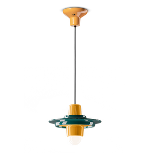 C2776 Voilà Lampada sospensione design ceramica – Ferroluce