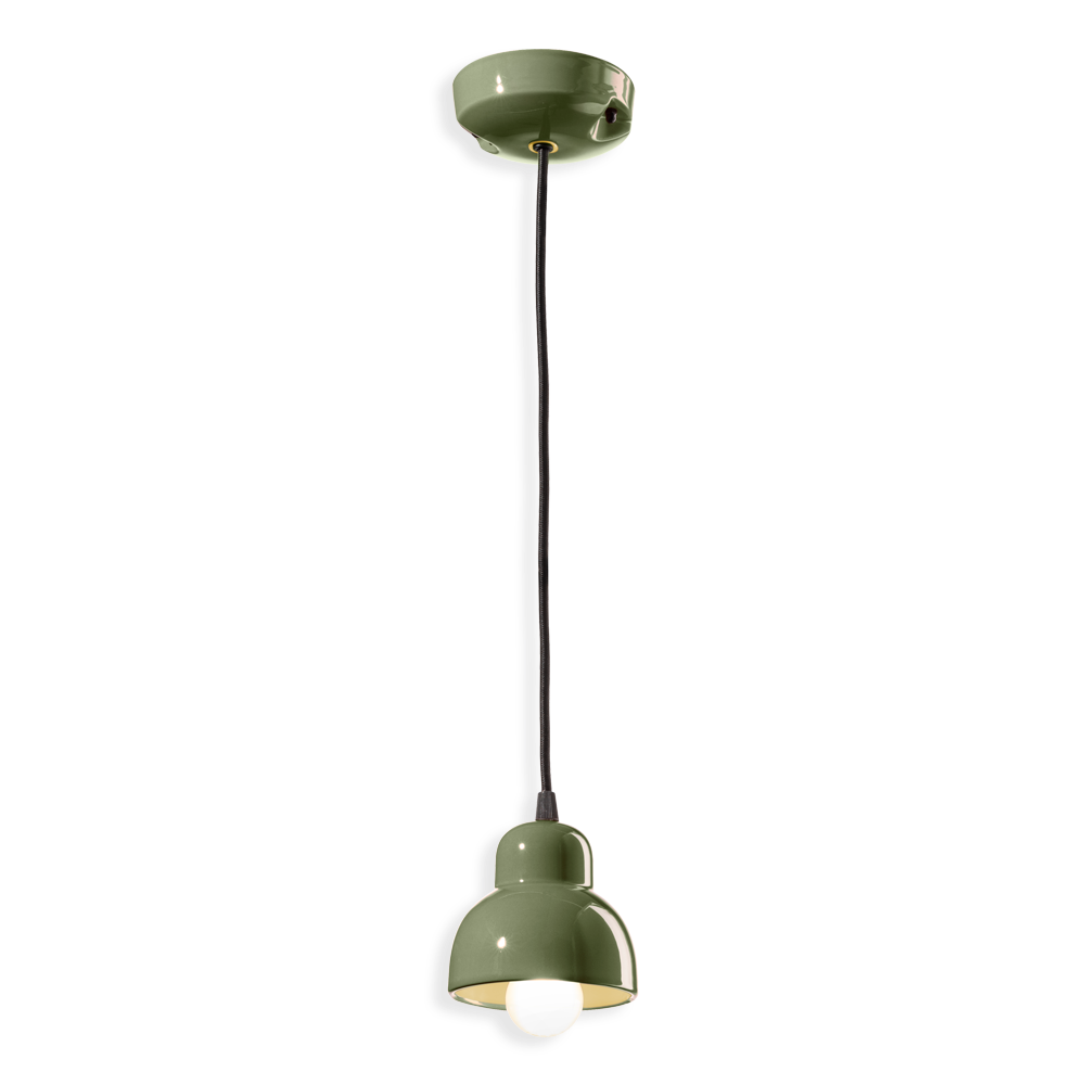 C2610 Sospensione in ceramica colorata | Ferroluce