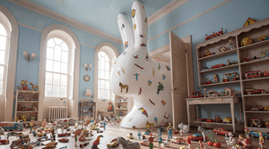 Rabbit XS Qeeboo x Fiorucci — Coniglio Ceramica Stefano Giovannoni