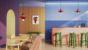 C2776 Voilà Lampada sospensione design ceramica – Ferroluce