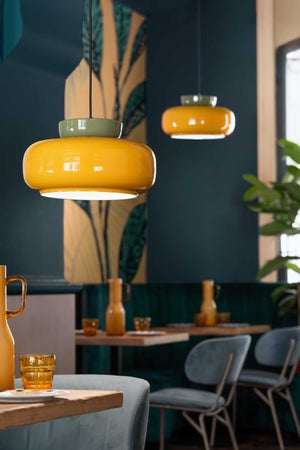 C2741 Maracanà Lampada sospensione design ceramica vetro – Ferroluce