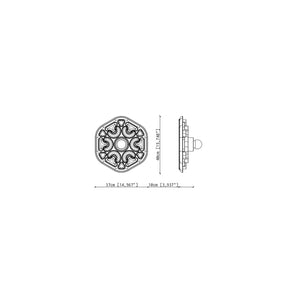 Phytia applique da parete design ceramica caleidoscopica – Ferroluce