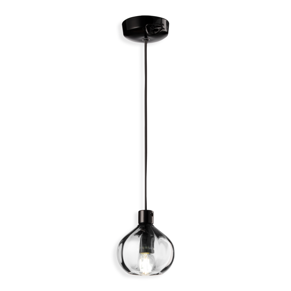 C2642 Afoxé Lampadario in Vetro | Ferroluce