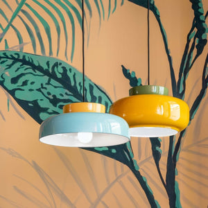 C2745 ceramica vetro Lampada sospensione design Maracanà – Ferroluce
