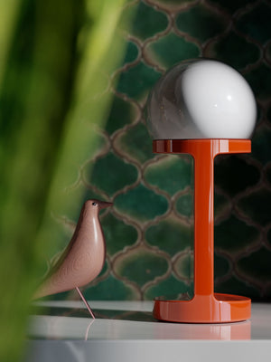 2780 Habea Lampada da tavolo design ceramica e vetro – Ferroluce